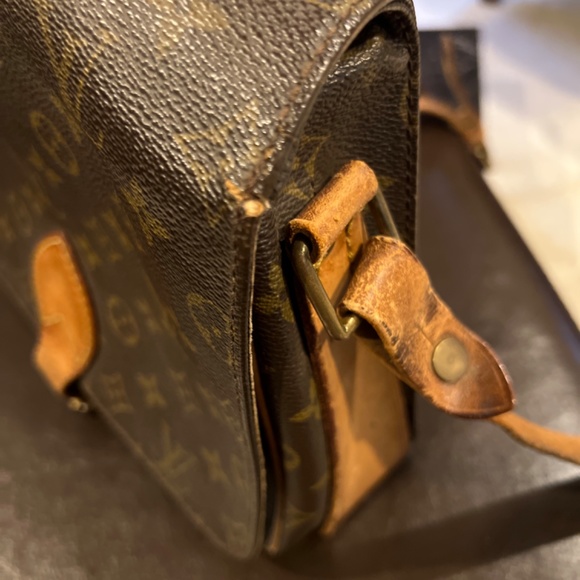 Louis Vuitton Cartouchiere Gm Brown Monogram Canvas Cross Body Bag - Picture 4 of 6